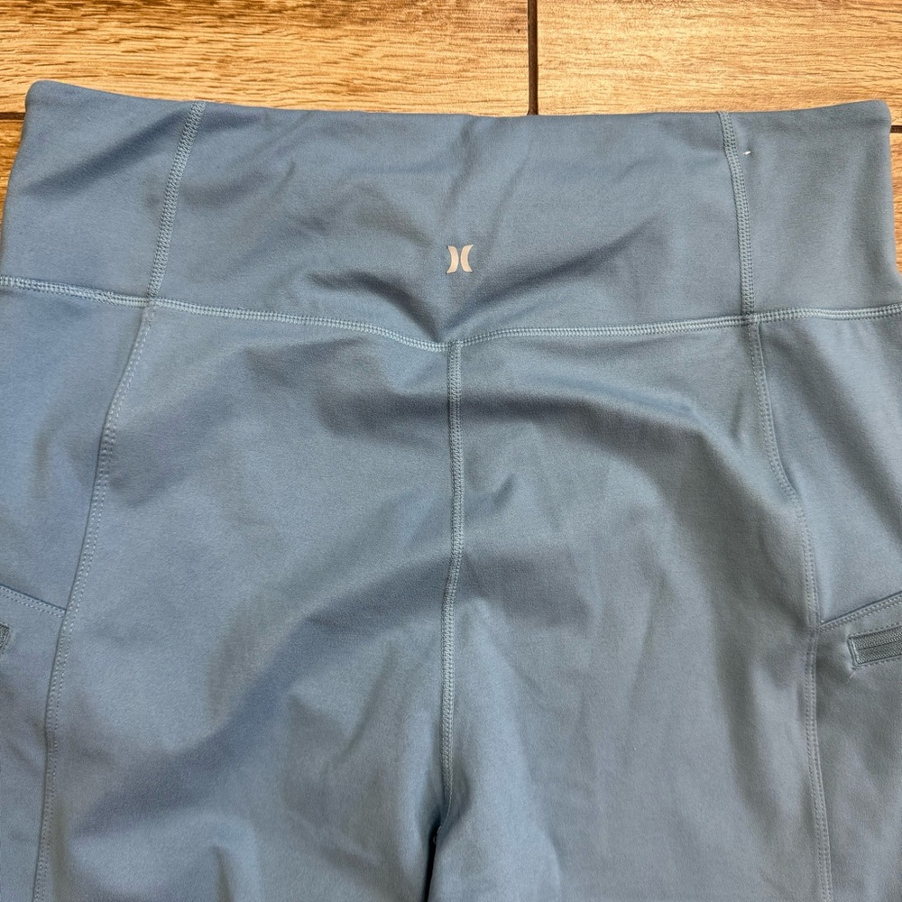 Hurley Women Leggings Size XL Blue Extra Large POCKETS! - Picture 4 of 11